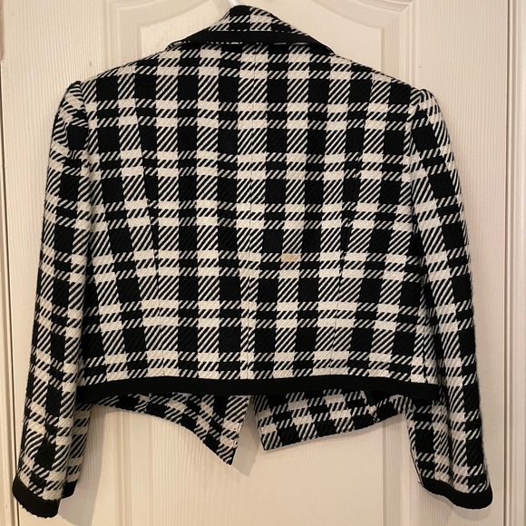 JONES NEW YORK plaid cropped blazer - Picture 2 of 3